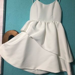 L'Atiste white dress